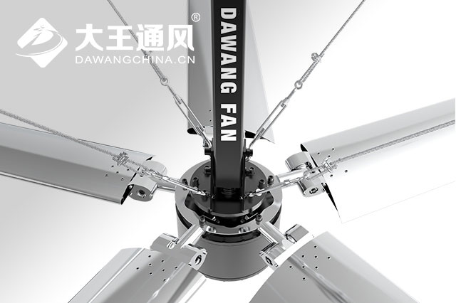 What is the blade design principle of industrial fan